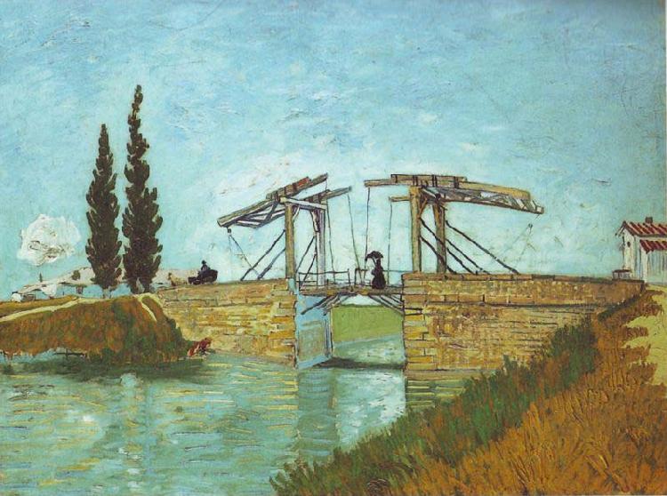 Vincent Van Gogh Bridge at Arles oil painting image